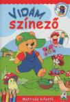 Múzsa Könyv Vidám színező - Kifestő matricákkal - book24