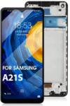Samsung Display cu touchscreen si rama Samsung Galaxy A21s A217F Negru
