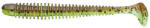 Keitech Swing Impact 3.5" / #401 - Green Pumpkin/Chartreuse gumihal