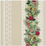Ihr CHRISTMAS ELEMENTS STRIPES papírszalvéta csomag 33x33cm, Krém (L1096260)
