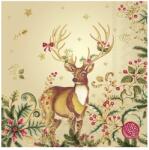 Ihr OPULENT DEER papírszalvéta csomag 33x33cm, Krém (L1088060)
