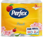Perfex Toalettpapír 3 rétegű kistekercses 100% cellulóz 90 lap/tekercs 24 tekercs/csomag Boni Perfex Barack (SKU14183) - iroda-ellatas