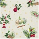 Ihr CHRISTMAS ELEMENTS papírszalvéta csomag 33x33cm, Krém (L1096160)