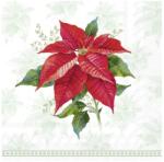 Ihr CLASSIC POINSETTIA papírszalvéta csomag 33x33cm, Zöld (L1088420)
