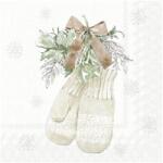 Ihr SIMPLE SEASON GLOVES papírszalvéta csomag 33x33cm, Krém (L1019160)