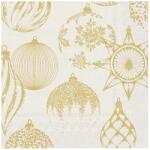 Ihr SHINING BAUBLES papírszalvéta csomag 33x33cm, Krém (L1025369)