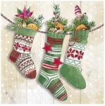 Ihr KNIT SOCKS papírszalvéta csomag 33x33cm, Krém (L1025860)