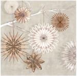 Ihr PAPER STARS papírszalvéta csomag 33x33cm, Lenvászonszín (L1063166)