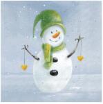 Ihr FROSTY IN THE SNOW papírszalvéta csomag 33x33cm, Kék (L1083840)