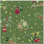 Ihr CHRISTMAS ELEMENTS papírszalvéta csomag 33x33cm, Zöld (L1096120)