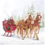 Ihr WINTER SLEIGH RIDE papírszalvéta csomag 33x33cm (L1060800)