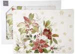 Ihr POINSETTIA BOUQUET parafa tányéralátét 40x29cm szett 2részes , Krém (TS1087360)