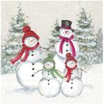 Ihr SNOWMEN FAMILY papírszalvéta csomag 33x33cm (L1059500)
