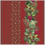 Ihr CHRISTMAS ELEMENTS STRIPES papírszalvéta csomag 33x33cm, Piros (L1096210)