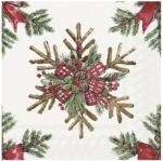 Ihr STARS FROM BRANCHES papírszalvéta csomag 33x33cm, Szürke (L1084345)