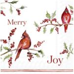 Ihr CHRISTMAS CARDINAL papírszalvéta csomag 33x33cm (L1060300)