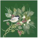 Ihr CHRISTMAS JOY papírszalvéta csomag 25x25cm, Zöld (C1059720)