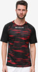 Givova SHIRT PIXEL INTERLOCK rövid póló fekete-piros 4XS