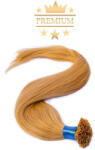 HairExtensionShop Prémium U-TIP Póthaj Világosszőke Hőillesztéses Hajhosszabbításhoz 60cm (Szín #24) (VUT7024)