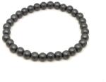 R. M. ékszer Hematit matt ásvány karkötő golyós 6mm (060214)