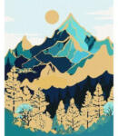 Ideyka Ideyka: Festés számok szerint, Hegyi táj - 40 x 50 cm