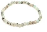 R. M. ékszer Jáspis kiwi ásvány karkötő golyós 4mm (060150)