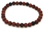 R. M. ékszer Obszidián mahagóni matt ásvány karkötő golyós 6mm (060145)