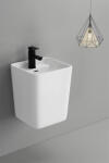  Lavoar suspendat, alb lucios, ceramica sanitara, 40 x 38 x 48 cm, gaura baterie P131 (A067)