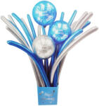  23 darabos lufi szett - Happy Birthday - Kék és ezüst