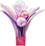  23 darabos lufi szett - Happy Birthday - Rose gold és lila