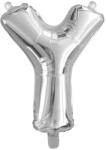  Ezüst színű, betű alakú fólia lufi, léggömb - Y