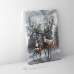 Makana Szarvascsalád - Gyémántszemes kirakó készlet, kerettel (40x50 cm)