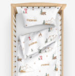 Goldea gyermek pamut ágyneműhuzat kiságyba - zakopane 110 x 125 és 35 x 55 cm