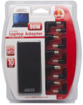 Delight Univerzális 90W laptop/notebook töltő adapter tápkábellel (55360) - marketzone