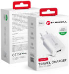  Phone charger Forcell F-Energy USB A QC3.0 2, 4A 18W TFK-TC-1099 white (5901737337337)