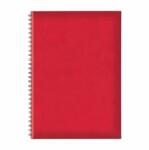 TUCSON Agenda nedatata B5 Tucson, spira ascunsa, hartie offset alb, coperta rosie (EJ261802)