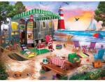 Masterpieces - Puzzle Camping Oceanside - 550 piese Puzzle