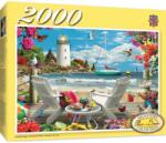 Masterpieces - Puzzle Coastal Escape - 2 000 piese Puzzle