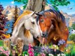 Masterpieces - Puzzle Ferma din Lunca Muntelui - 300 piese Puzzle