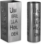 Bizzotto Set 2 suporturi umbrele otel argintiu Eymar 20x20x52h; ø18x52h (0724089)