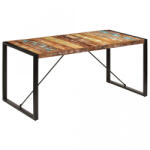 vidaXL Masă de bucătărie, 160x80x75 cm, lemn masiv reciclat (247418)