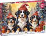 Cherry Pazzi - Puzzle Holiday Puppies - 1 000 piese