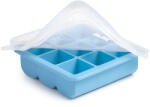 Ibili Forma cu capac pentru gheata Ibili, silicon, albastru transparent (IB-860609)