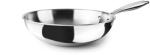 ibili Tigaie wok Ibili Triply Natural, otel inoxidabil aluminiu, 30 cm, argintiu (IB-653130)