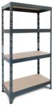 Hobby Raft metalic depozitare 180 x 75 x 35 cm, antracit, 4 polite, 175 kg/polita (hobded 1058145) Raft