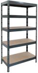Hobby Raft metalic depozitare 180 x 90 x 40 cm, antracit, 5 polite, 175 kg/polita (hobded1058146) Raft