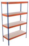 Hobby Raft metalic depozitare, 192 x 120 x 50 cm, 4 polite, 300 kg/polita (hobded1024264) Raft