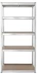 Hobby Raft metalic depozitare, 180 x 90 x 40 cm, galvanizat, 5 polite, 175 kg/polita (hobded1087594) Raft