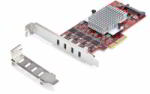 StarTech - 4 portos USB Type-C PCIe kártya, USB 3.2 10Gbps, USB-C PCI Express bővítőkártya - P10Q4C-USB-CARD (P10Q4C-USB-CARD)