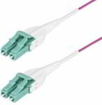 StarTech - 50 m (164 láb) LC - LC (UPC) OM4 multimódusú optikai kábel - OM4RLCLC50M (OM4RLCLC50M)